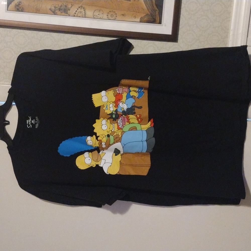 The Simpsons Black T-Shirt 5X NWOT